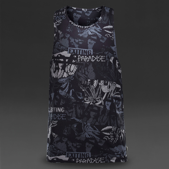 Vans Anti Matter Tank Black Exiting Paradise for Men